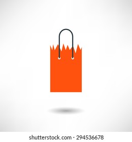 Paper bag icon