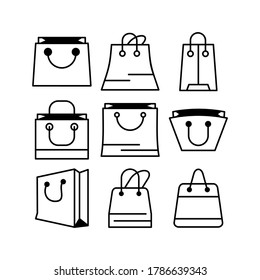 Paper Bag icon or logo isolated sign symbol vector illustration - Collection of high quality black style vector icons
