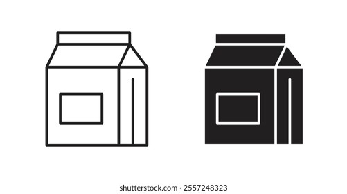 Paper bag Icon set. vector illustration set