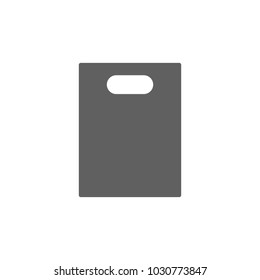 Paper bag icon vector
