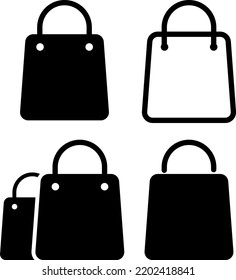 Paper Bag Icon : Vector