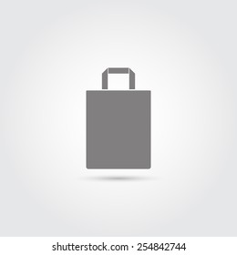 Paper Bag Icon - Vector