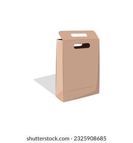 Paper Bag Icon Vector Design.