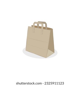 Paper Bag Icon Vector Design.