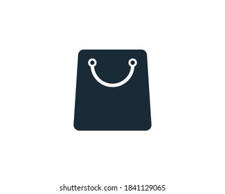 Diseño de ilusión de plantilla de logotipo del vector de iconos de la bolsa de papel