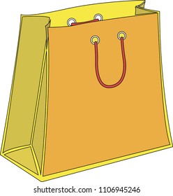 Paper bag for shopping