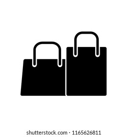 paper bag - shopping bag icon vector
