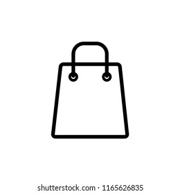 paper bag - shopping bag icon vector
