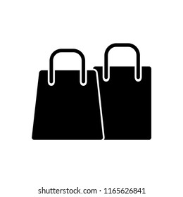 paper bag - shopping bag icon vector