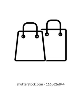 paper bag - shopping bag icon vector
