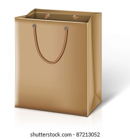 Paper bag. vector