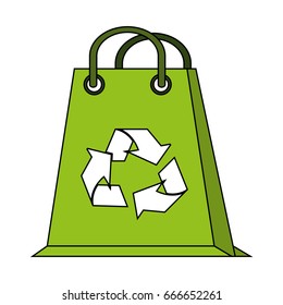 Paper bag vector illustration