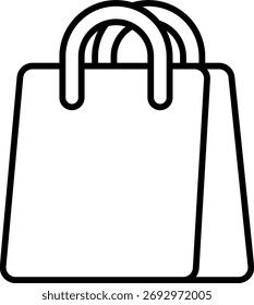 Ilustración vectorial de bolsas de papel, embalaje ecológico y concepto de compras al por menor, diseño de comercio sostenible
