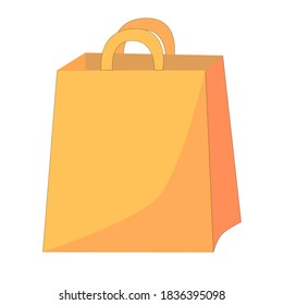 Paper bag. Vector illustration. Flat design.
EPS 10 format