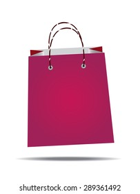 paper bag with white background 