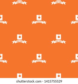 Paper bags pattern vector orange for any web design best