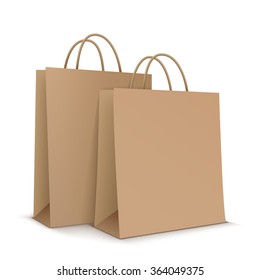 Paper bags. Vector Illustration