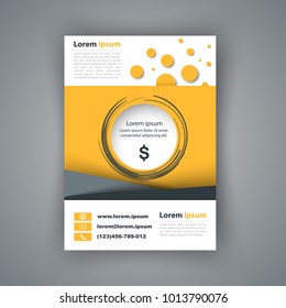 Paper banner - business origami infographic. Vector eps 10