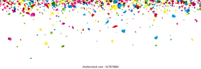 Paper banner with color painted drops. Vector illustration.