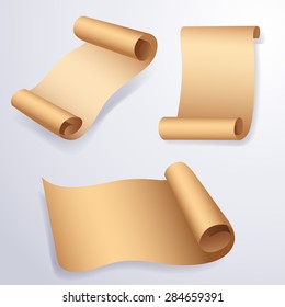 Paper Banner Set : Vector Illustration