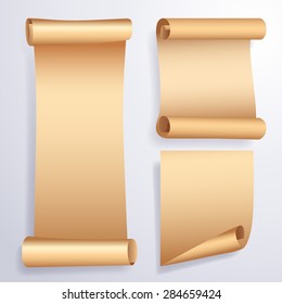 Paper Banner Set : Vector Illustration