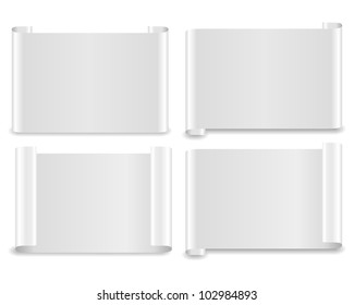 Paper Banners, vector eps10 illustration