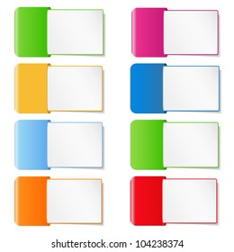 Paper banners, vector eps10 illustration