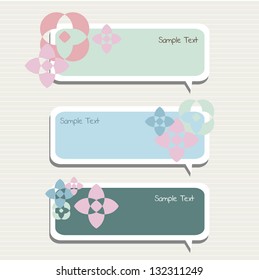paper banners vintage vector