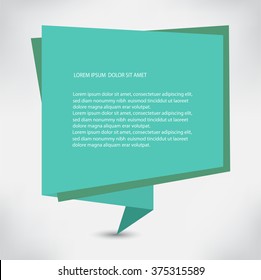 Paper banner.Vector illustration.