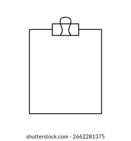 Papel con elemento de diseño de ilustración de carpeta
