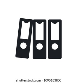 paper binder vector icon
