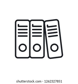 paper binder vector icon