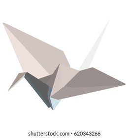 Paper bird origami