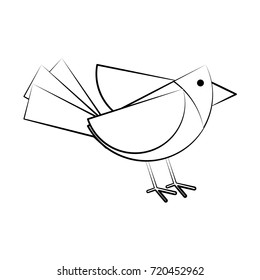 Paper bird origami