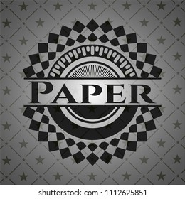 Paper black emblem