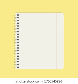 paper blank office diary notebook
