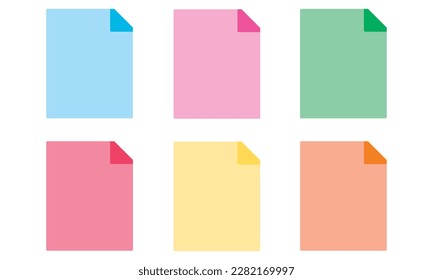 paper blank page note set