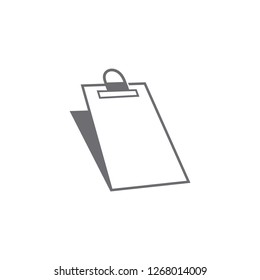 paper board 3d shadow symbol vector