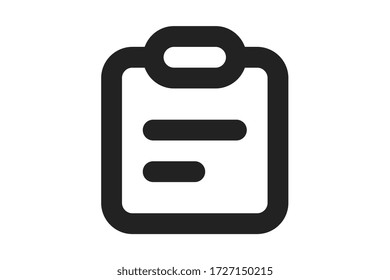 Paper board icon vector trendy