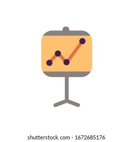 paper board office supply flat style icon vector illustration design