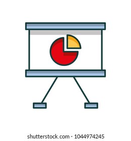 paper board with statistics
