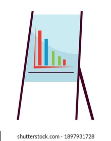 Schulungen auf Papierbrettern mit statistischer Vektorgrafik