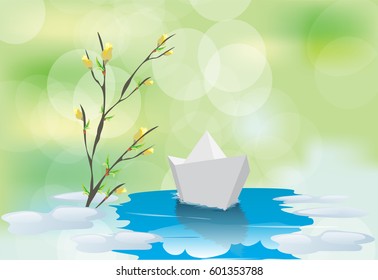 Paper boat