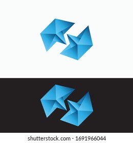 paper boat free vector - paper boat design