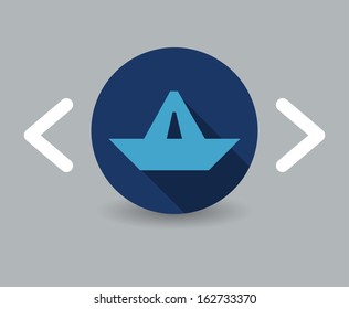 paper boat icon