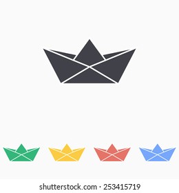 Paper Boat Icon