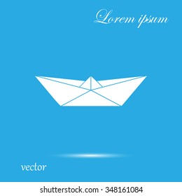 paper boat icon