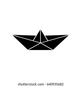Paper boat icon