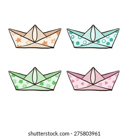 paper boats