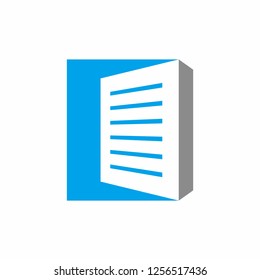 Paper Book Data Document Business Company Vector Logo Design
